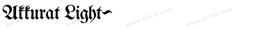 Akkurat Light字体转换